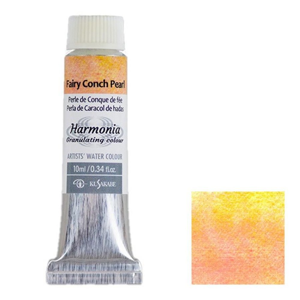 クサカベ ハルモニア 10ml 18 フェアリーコンクパール 透明水彩絵具, 18 フェアリーコンクパール, 10ml