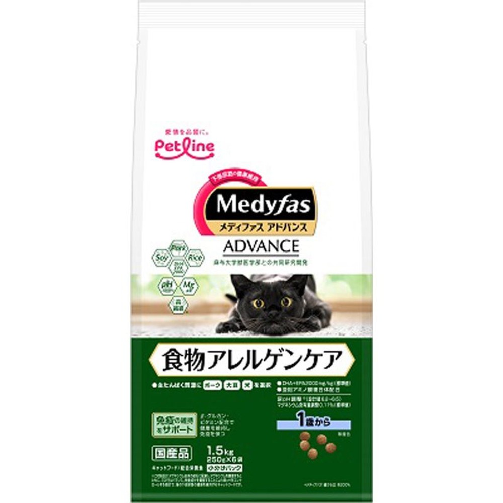 ペットライン　メディファス　アドバンス食物1歳1．5ｋｇ, 1歳以上, 1.5kg