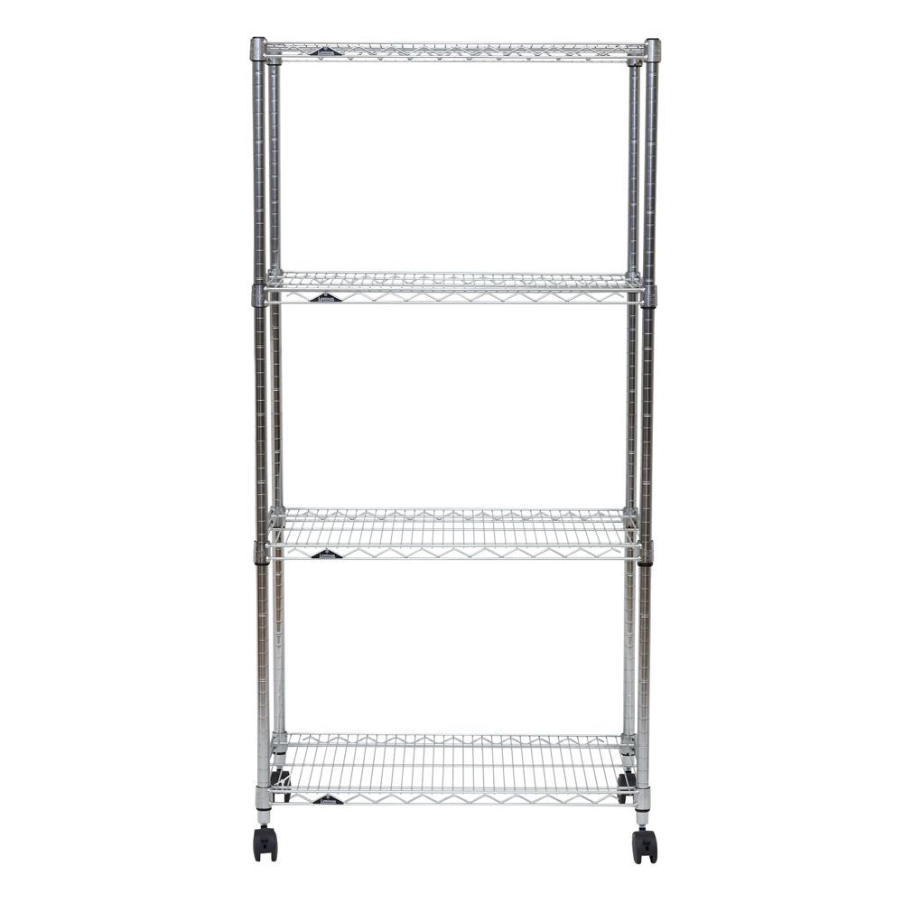 スチールラック 幅75cm 4段 ルミナスホームラック NLH7615-4, シルバー, 4段