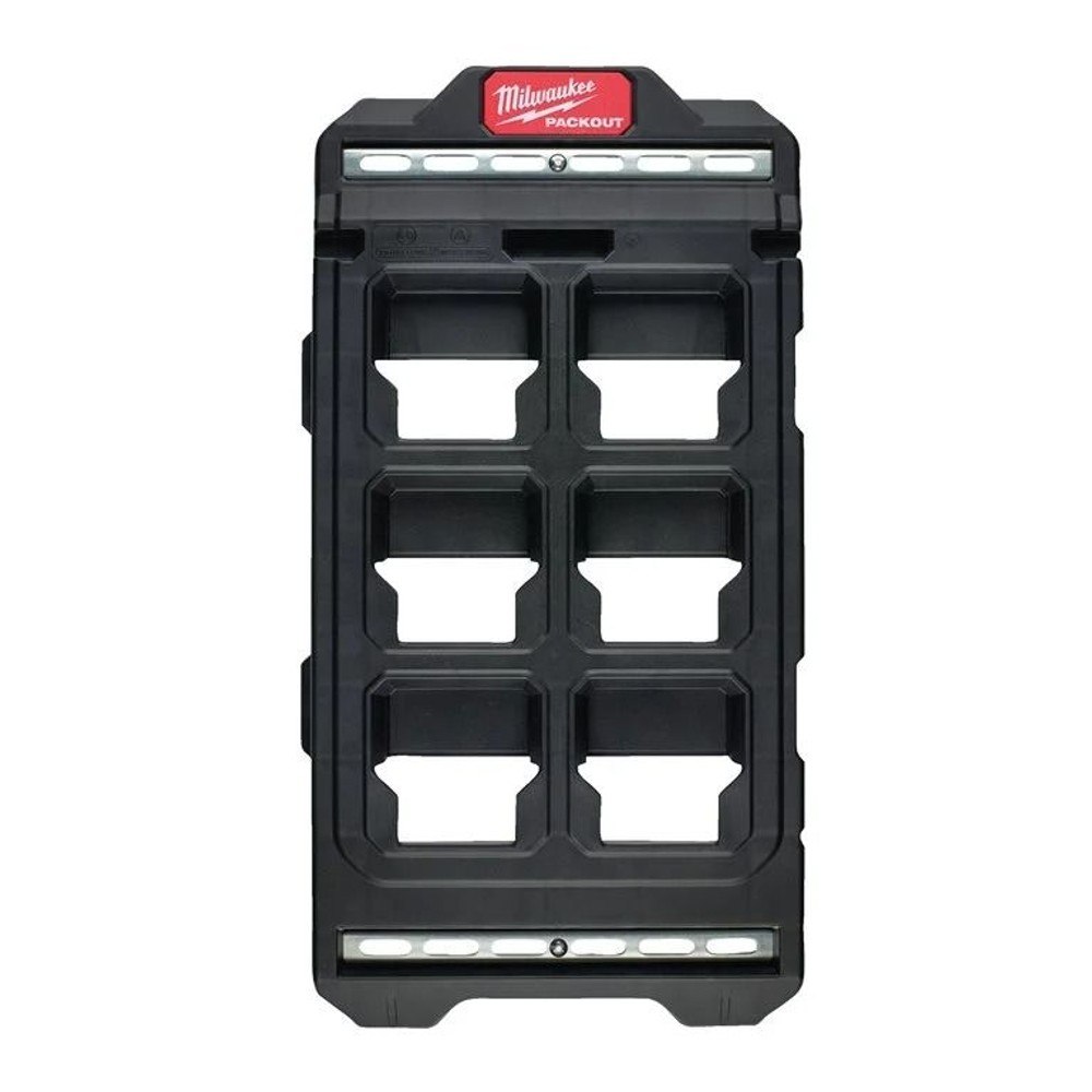milwaukee PACKOUT ウォールマウンティングプレート Sサイズ, 黒, Sサイズ