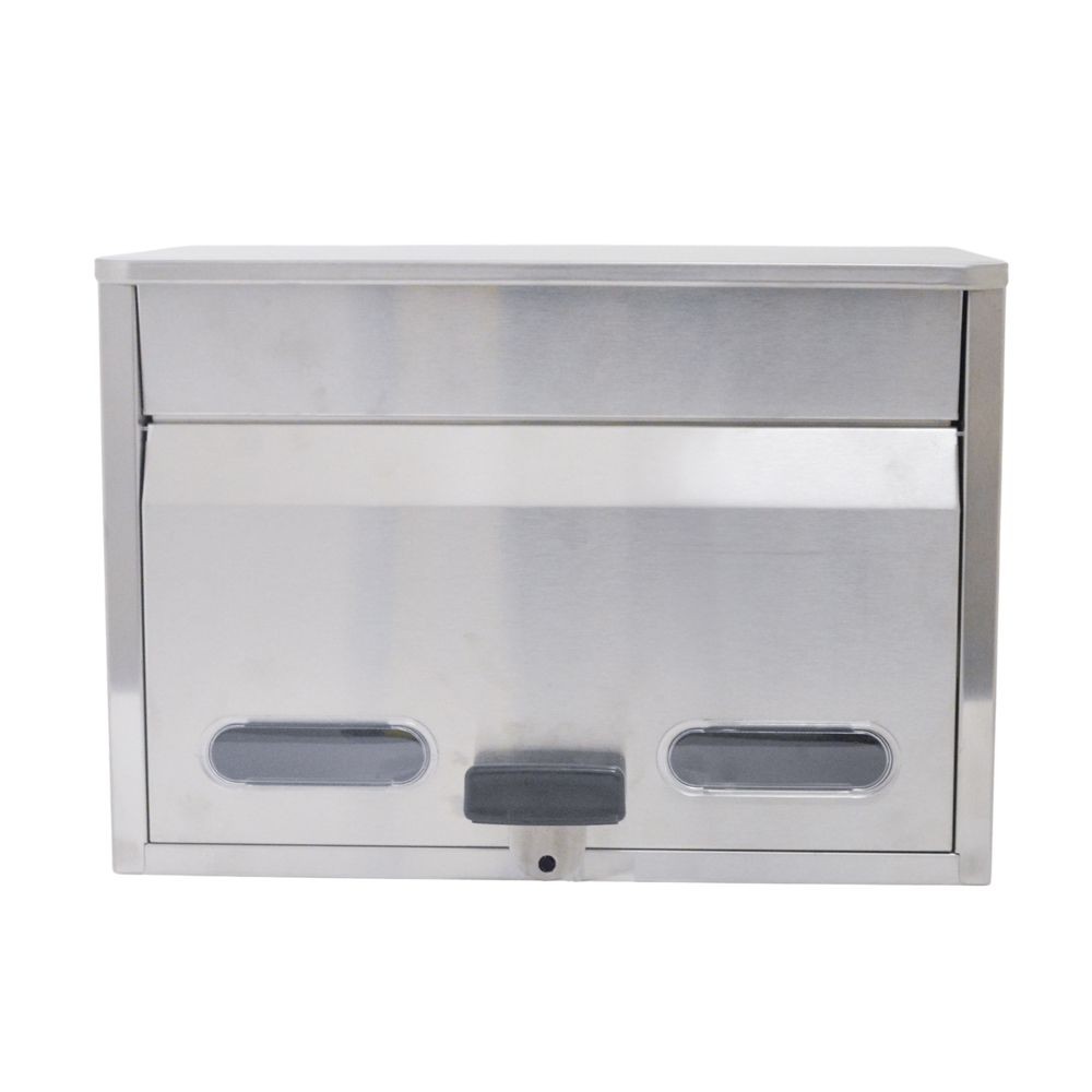 小窓付きステンレスポスト, ステンレス, LV-P130901