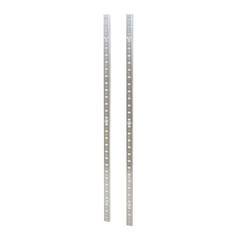 杉田エース　棚柱　４５５ｍｍ, シルバー, 2個入り