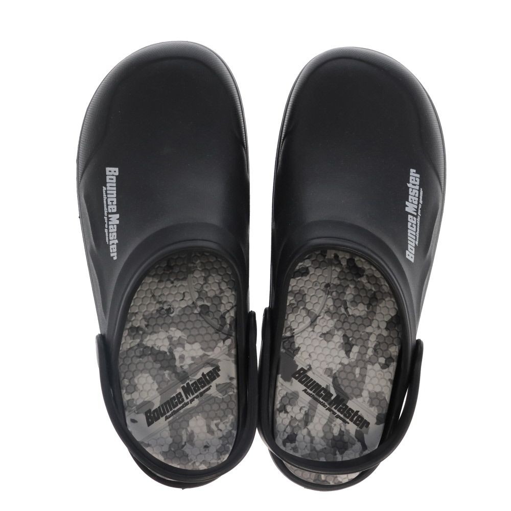 紳士　ＢＭ防滑高弾力　タウンサンダル　ＢＫＧＹ　Ｍ, ブラック&times;グレー, Mサイズ