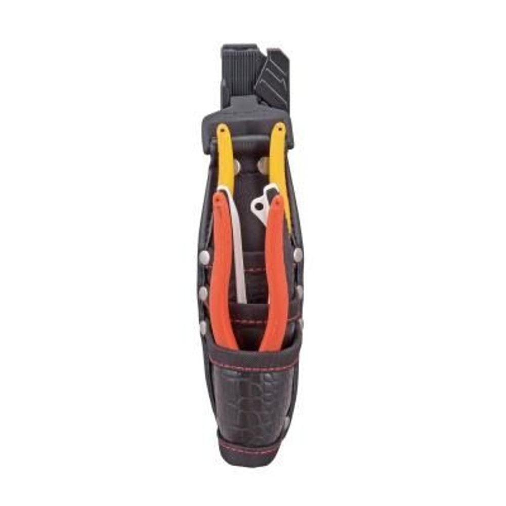 TAJIMA　セフ工具差し クロコ 3本差し　SFKSG-P3, ブラック, 3本差し