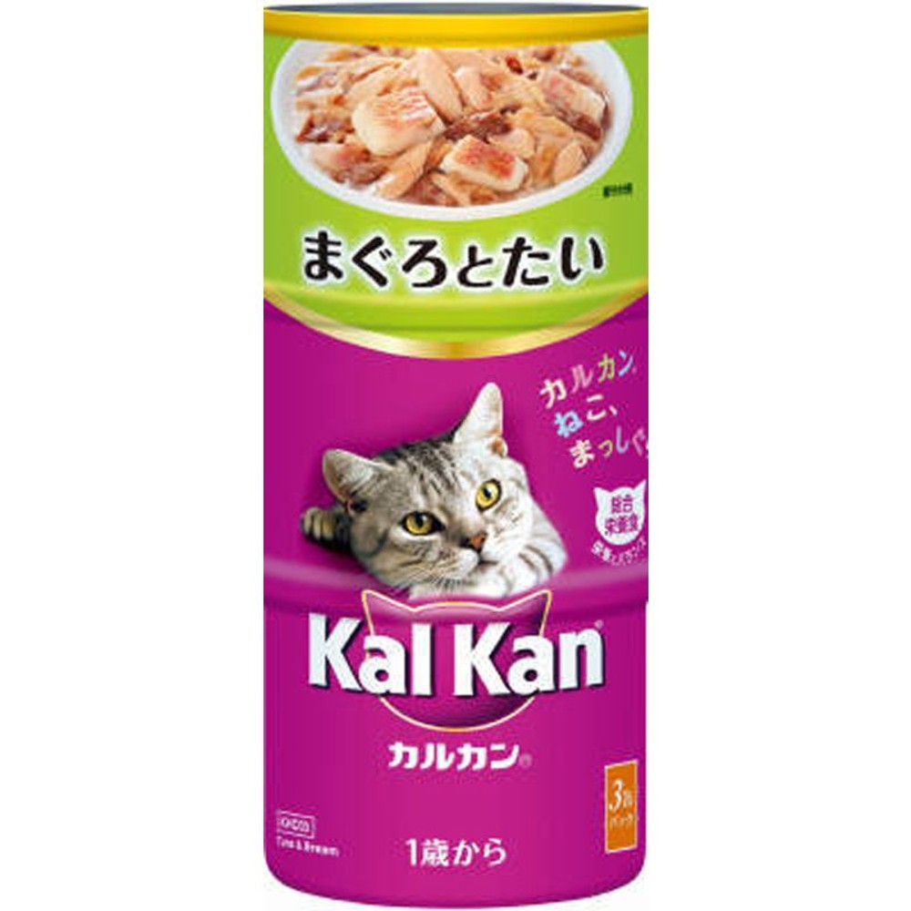 カルカン　1歳からまぐろとたい　160ｇ&times;3P, まぐろとたい, 160g&times;3P