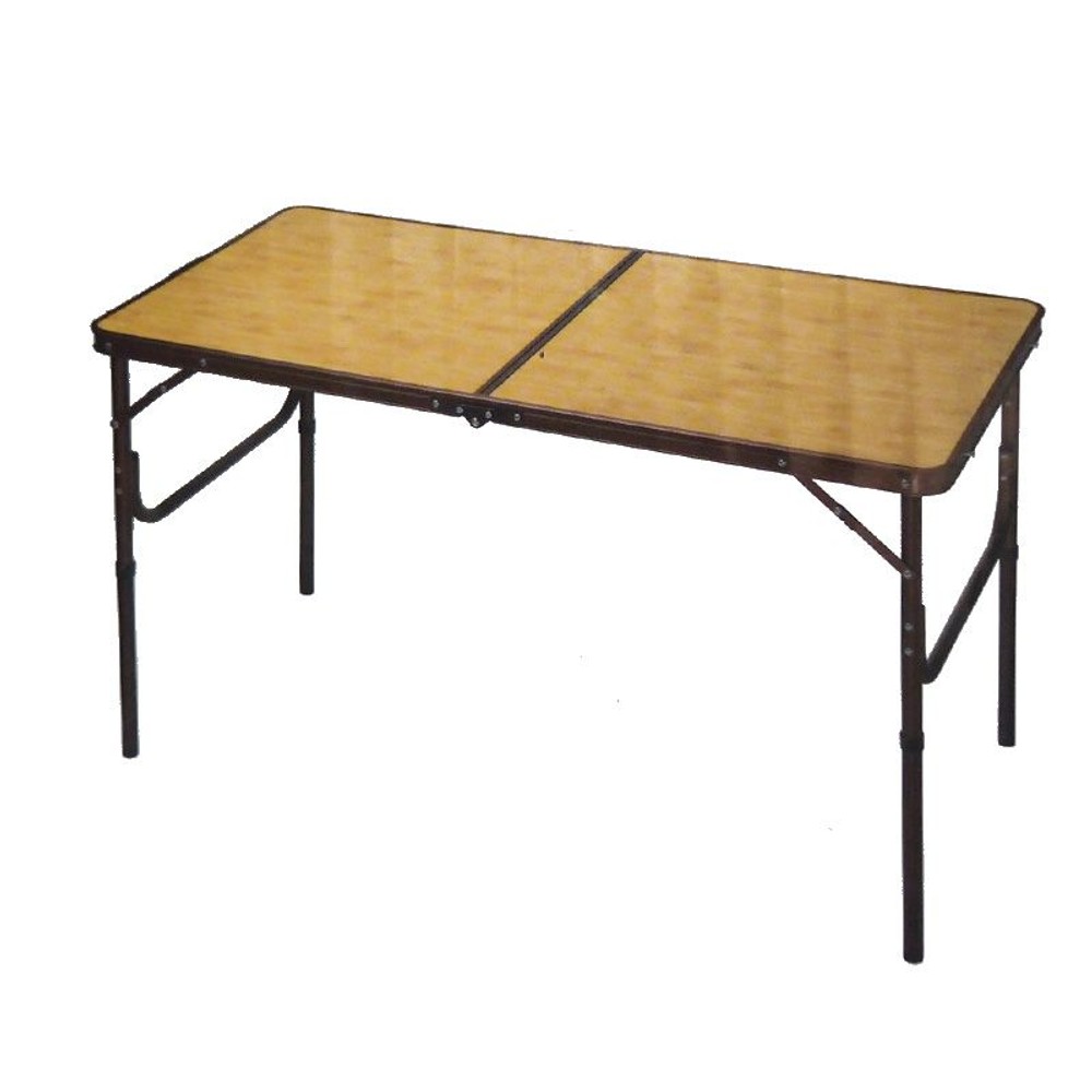 折りたたみアウトドアテーブル, バンブー調（S）, Sサイズ