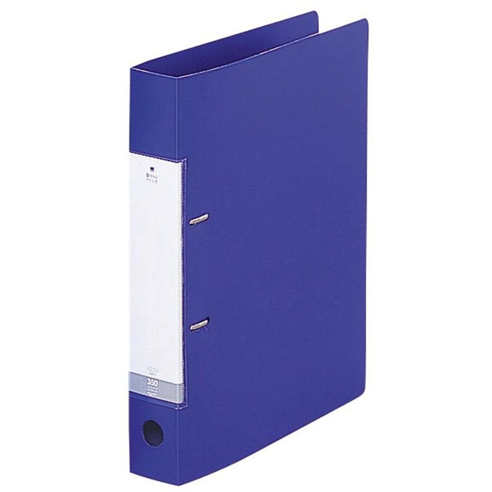 リヒト　ＤリングファイルＡ4　青, 青(350枚), 350枚収容