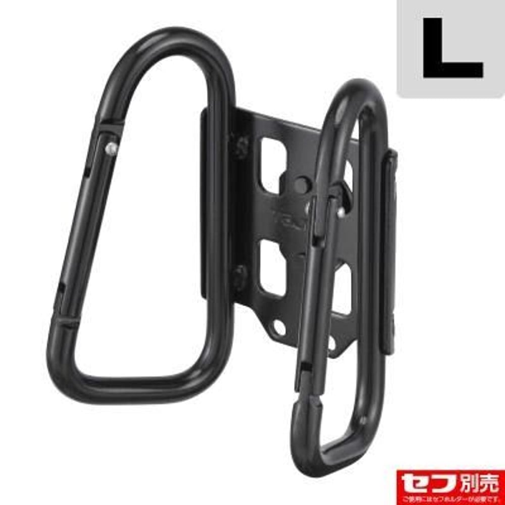 TAJIMA　セフ工具ホルダースチール カラビナ大 ダブル　SFKHI-CLW, ブラック, カラビナ大　ダブル