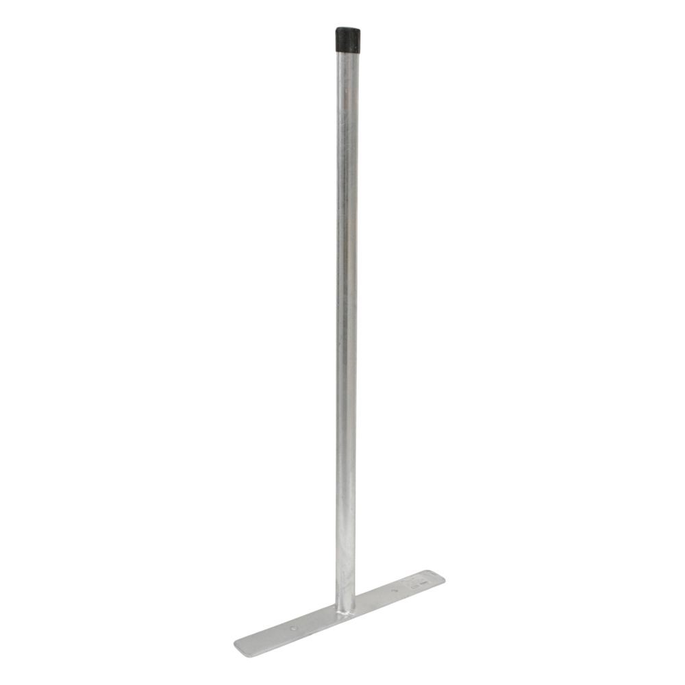 アメリカンフェンス用支柱　３１．８&times;９００, シルバー, 900mm