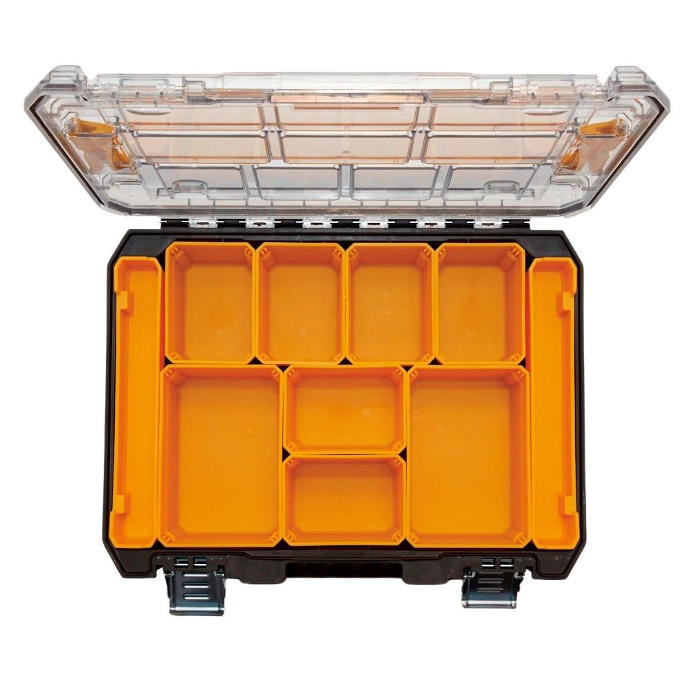 DEWALT/デウォルト システムツールボックス TSTAK2.0 ティースタックオーガナイザー, 黒/黄, DWST82968-1