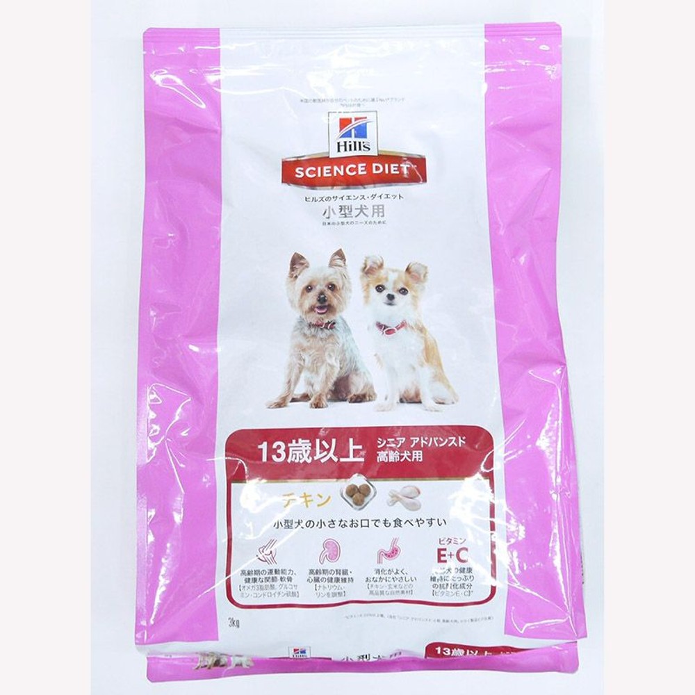 サイエンスダイエット　シニアアドバンスド　小型犬用　3ｋｇ, その他カラー１, その他サイズ１