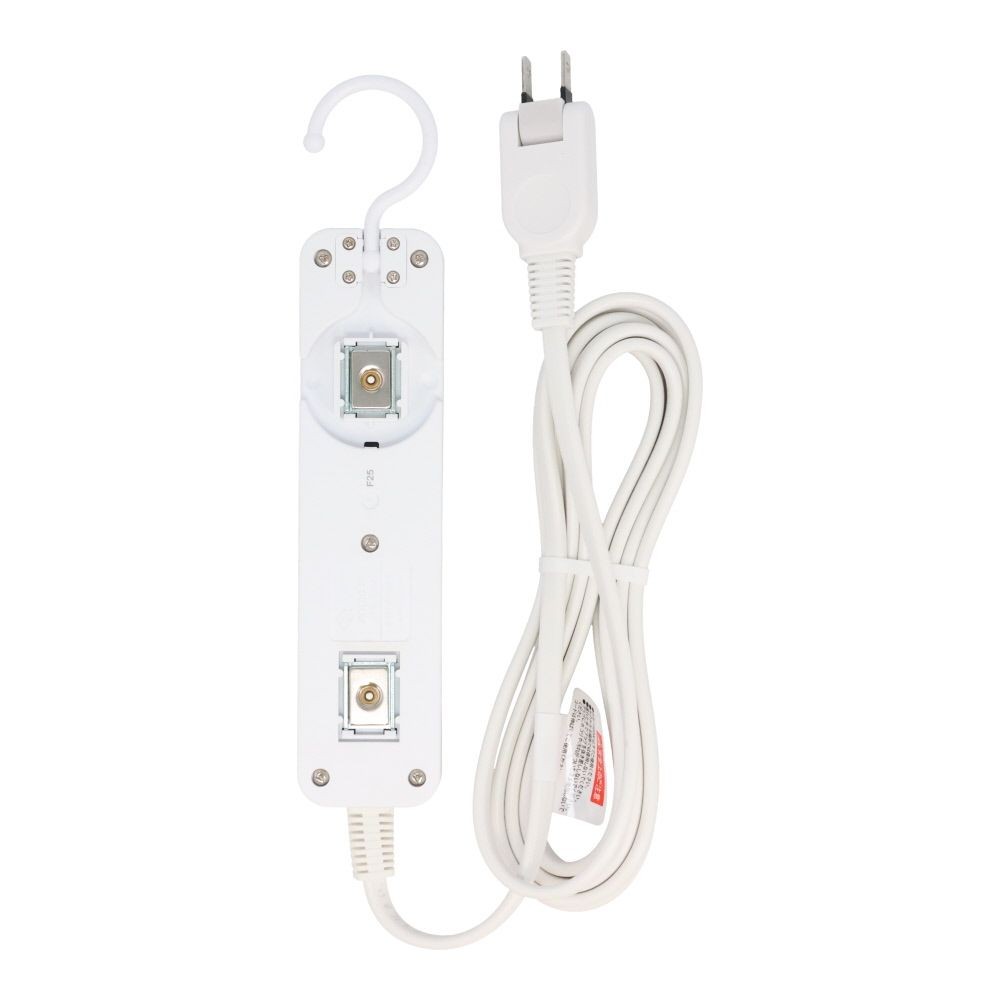 ウィザ WIZ'A フック付きマグネットタップ５個口 ３ｍ, ホワイト, 3.0m