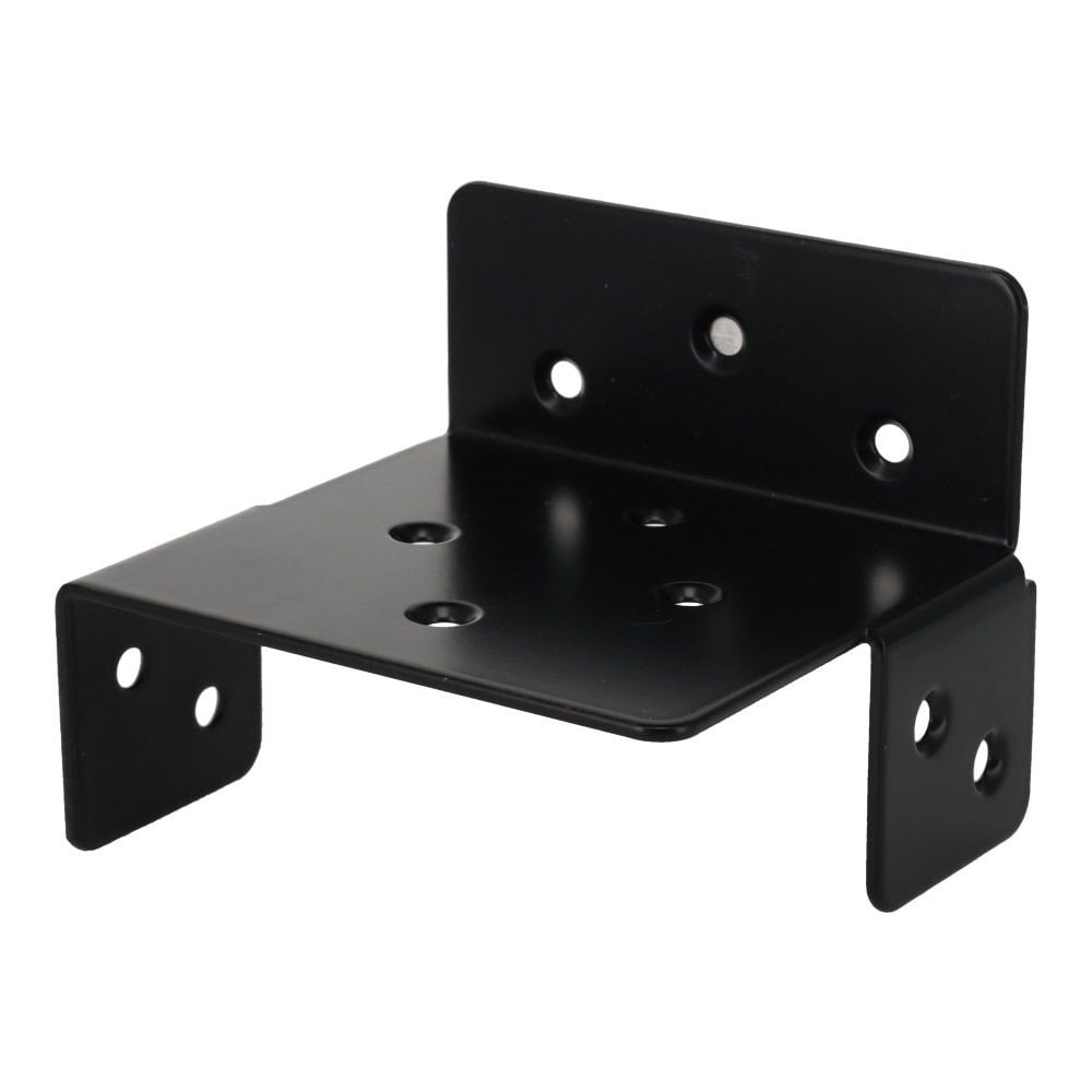 ２&times;４金具　中脚金具８０&times;７２, 黒, 中脚