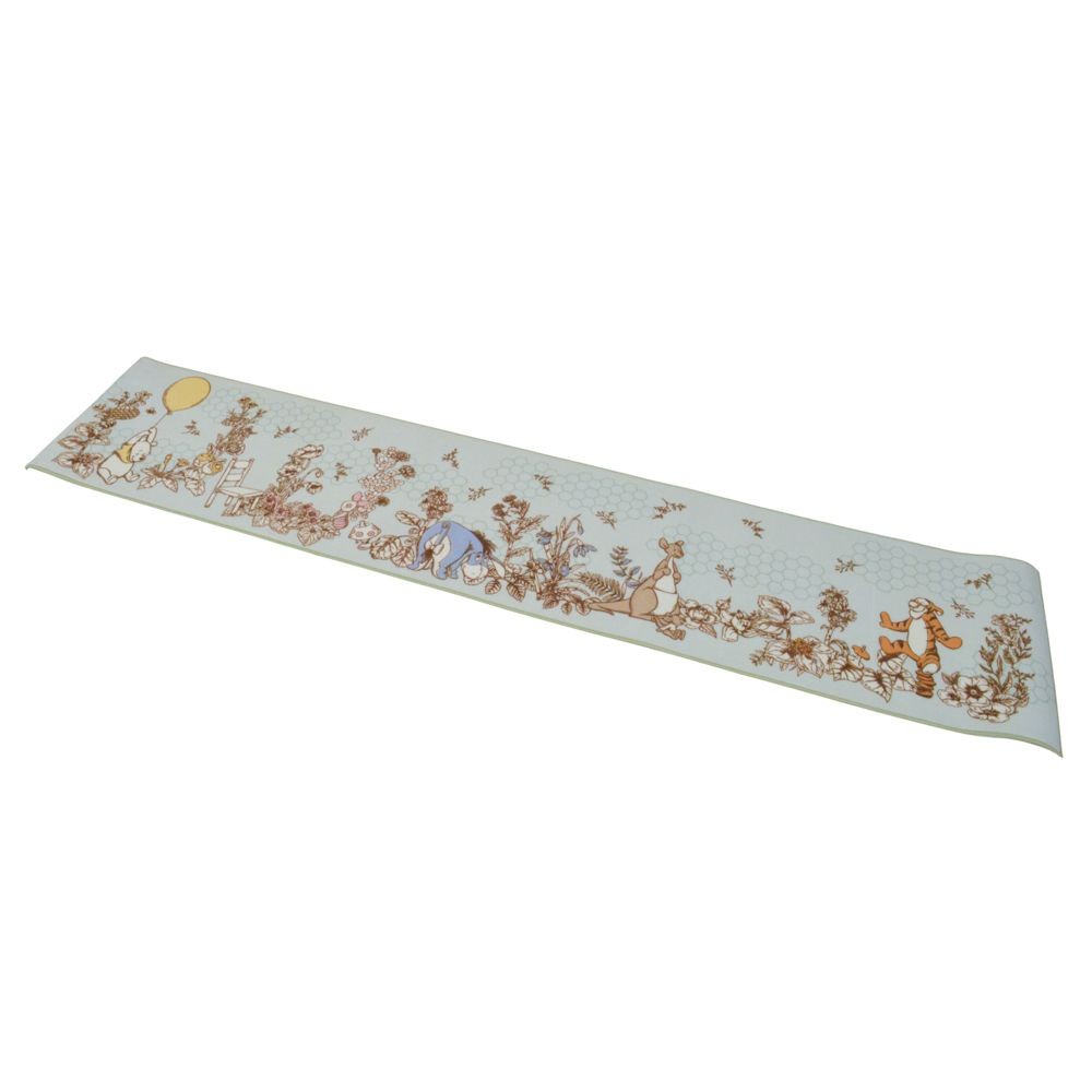 洗える　キッチンマット　約５０Ｘ２４０ＣＭ　ボタニカル, グリーン, 50×240cm