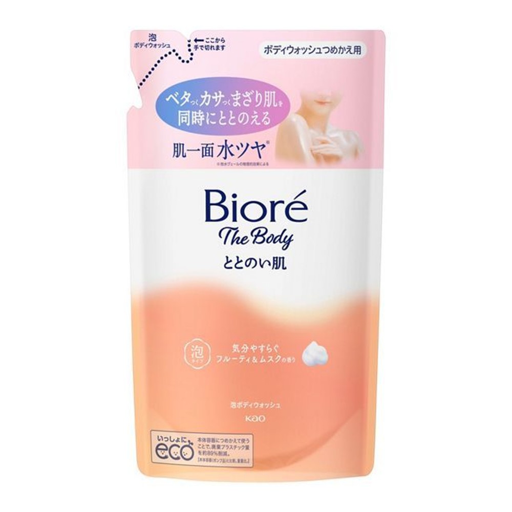 ビオレ ザ ボディ　ととのい肌　泡タイプ　フルーティ＆ムスクの香り　つめかえ用　４４０ｍｌ, フルーティ＆ムスクの香り, 440ml