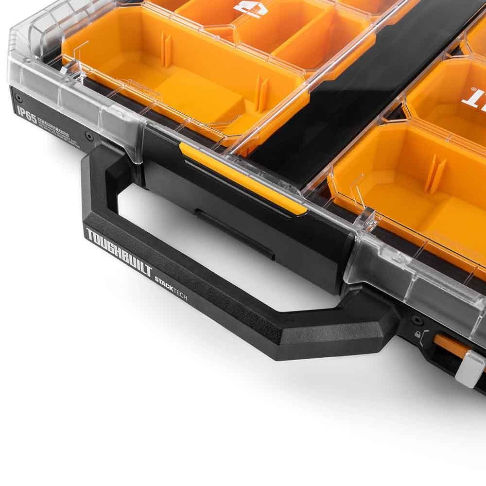 【数量限定】TOUGHBUILT（タフビルト）STACK TECH(スタックテック)　ロープロファイル オーガナイザー, ブラック, TB-B1-O-10