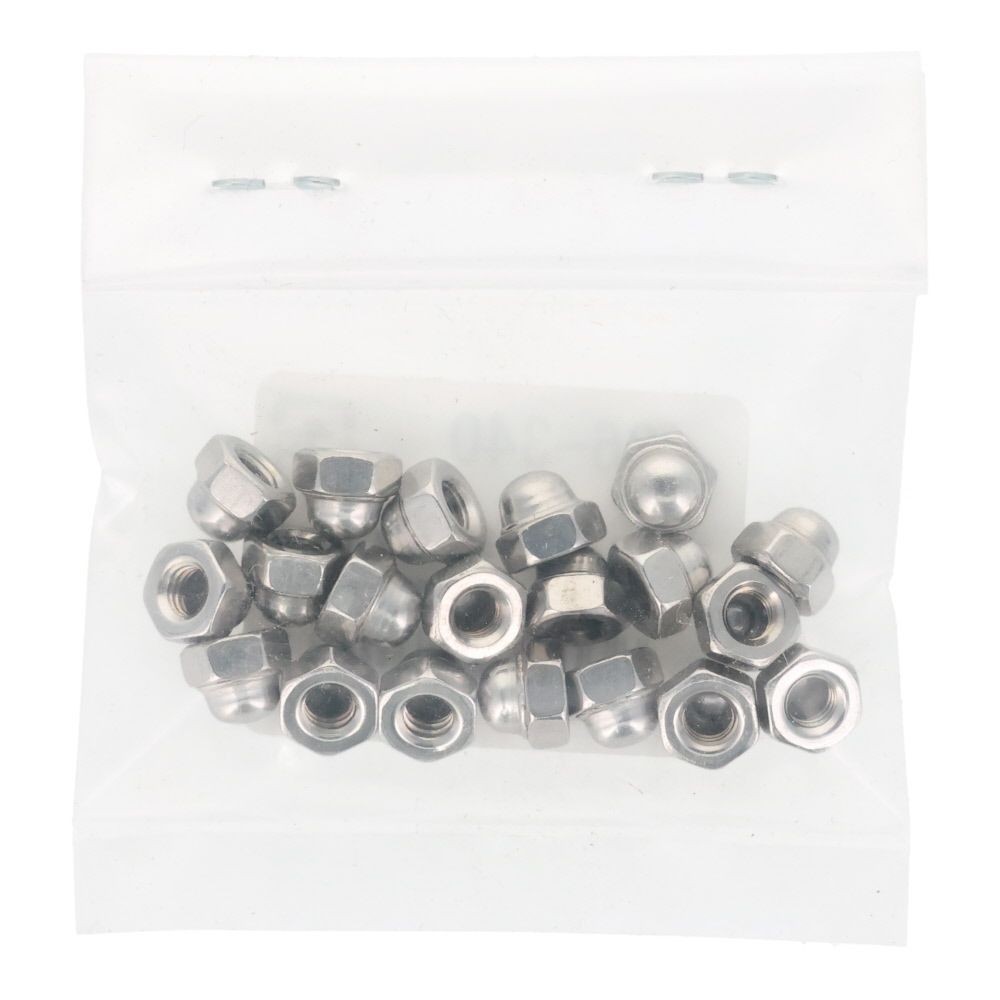 ＯＨＳＡＴＯ　ステンレス　袋ナット　Ｍ４　２０個入, ステンレス, M4