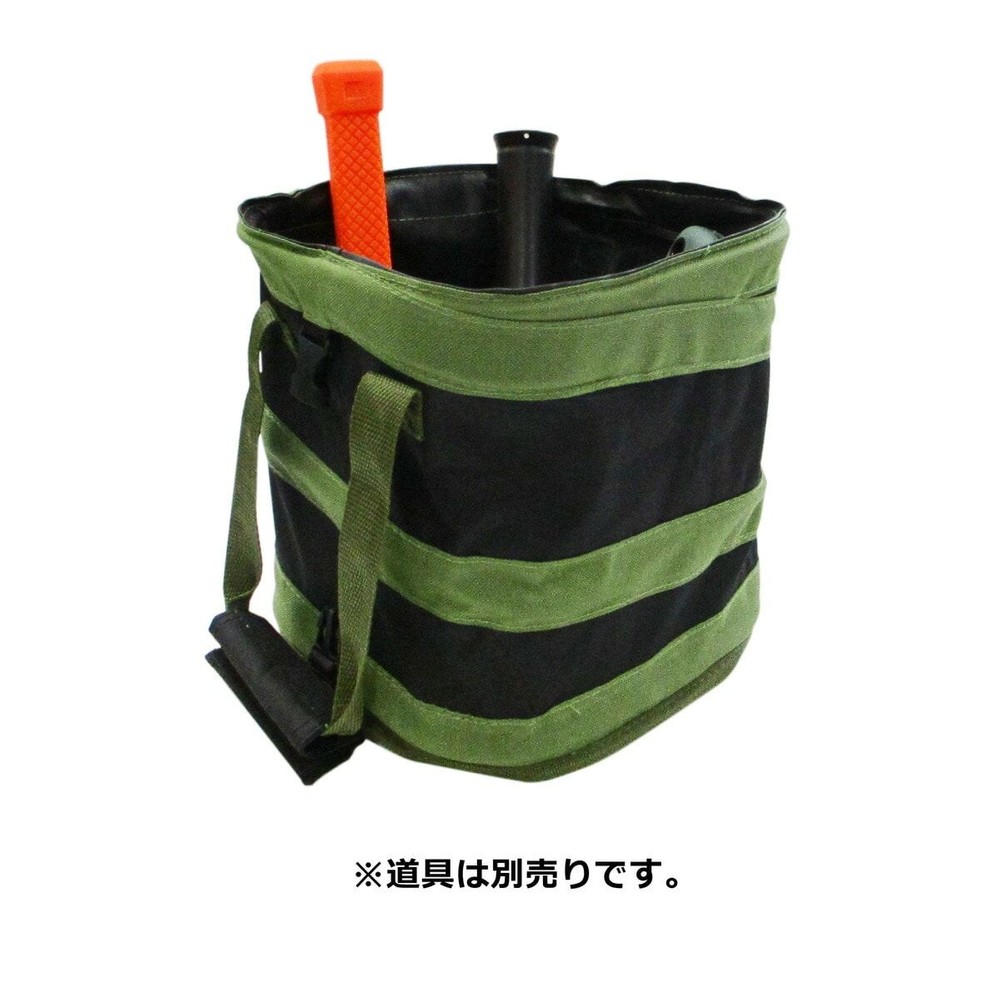 ウイザ WIZ'A　スプリングバッグ　ラウンド型　緑帯, グリーン23cm, 23cm