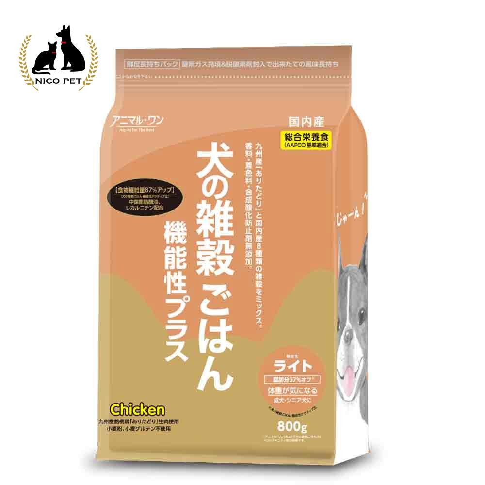 犬の雑穀ごはん 機能性 ライト チキン 総合栄養食 800g, チキン, 800g