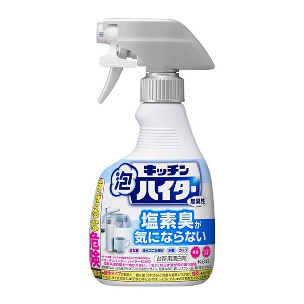 キッチン泡ハイター　無臭性　ハンディスプレー　４００ｍｌ, 無臭性, 400ml