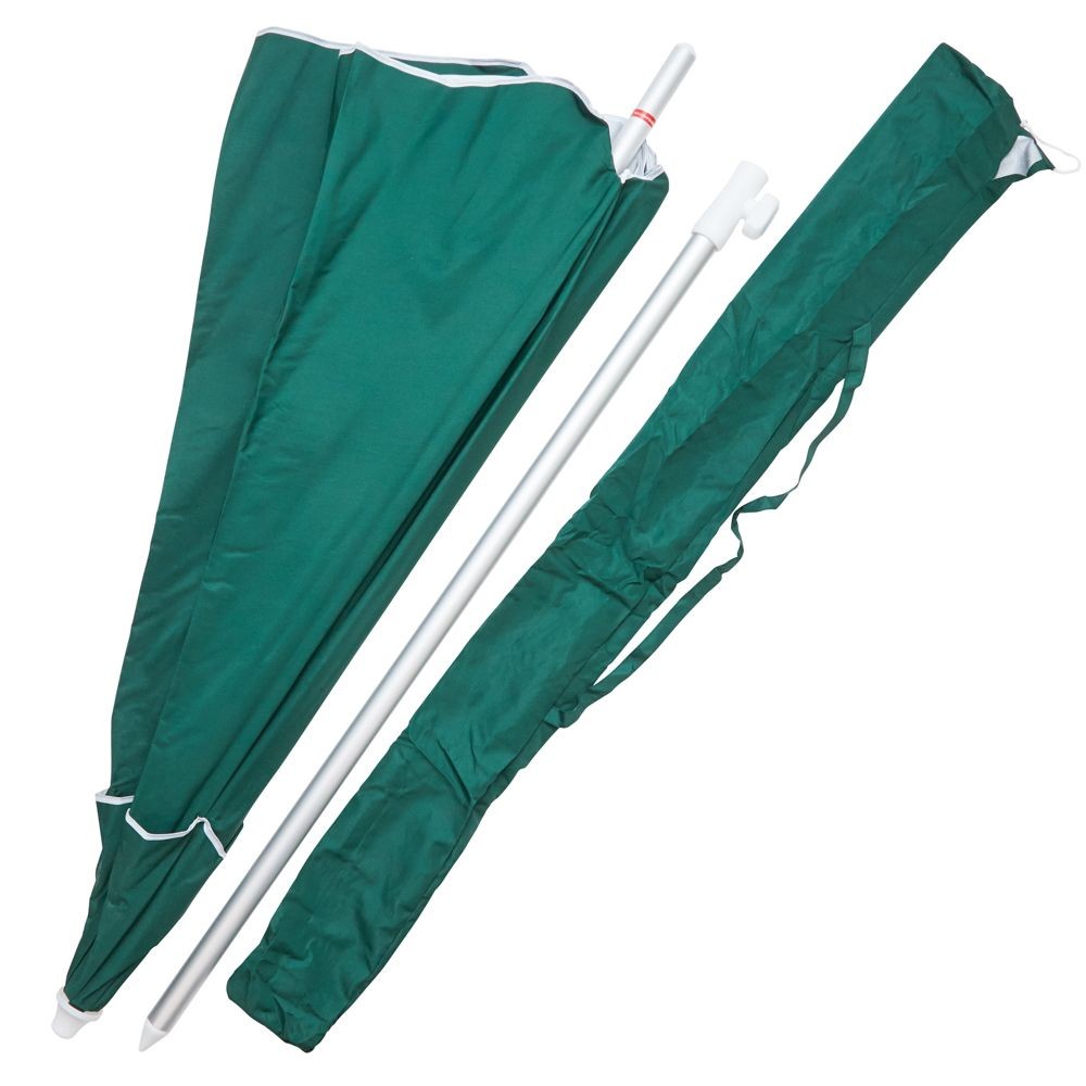 ●レジャーパラソル２．２ｍベンチレーション付　グリーン, グリーン, 2.2m