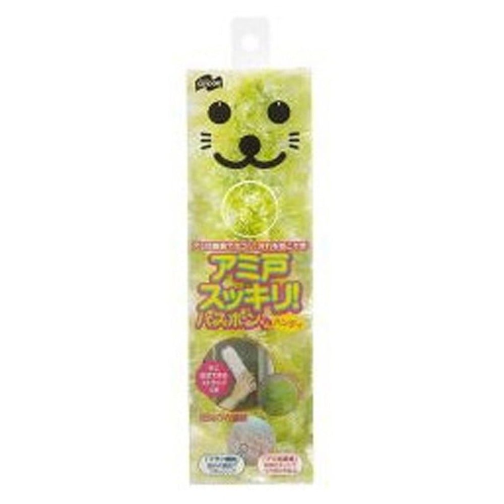 山崎産業　網戸すっきりバスポンくん　グリーン, グリーン, 1個入り