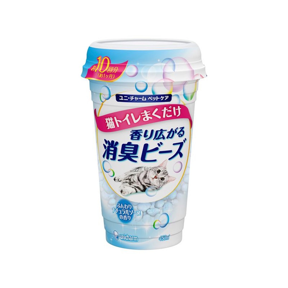香り広がる消臭ビーズ　ナチュラルソープの香り　450ｍｌ, その他カラー１, その他サイズ１