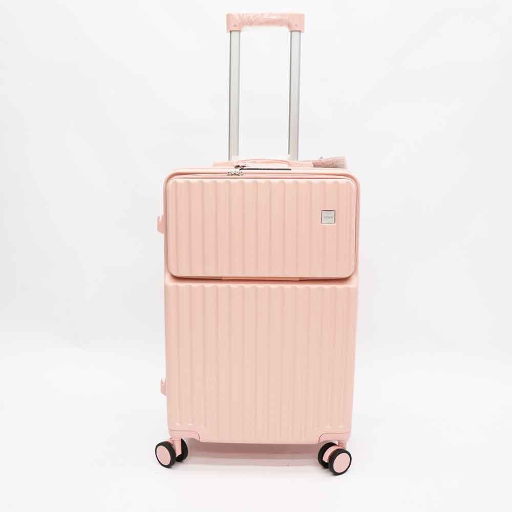 ＵＳＢポート付きキャリーケース　Ｍサイズ, ブラック, M