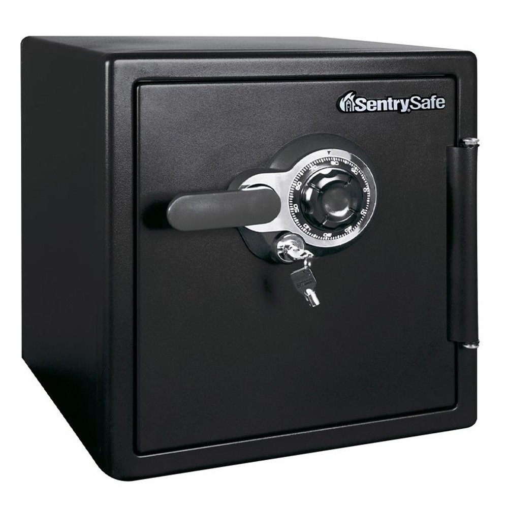 【期間限定特別価格】【開梱・設置費込】セントリー耐火・耐水金庫  JFW123DE ダイヤル式 1時間耐火 33.6L【メーカー直送・代引不可】, ブラック, 33.6L