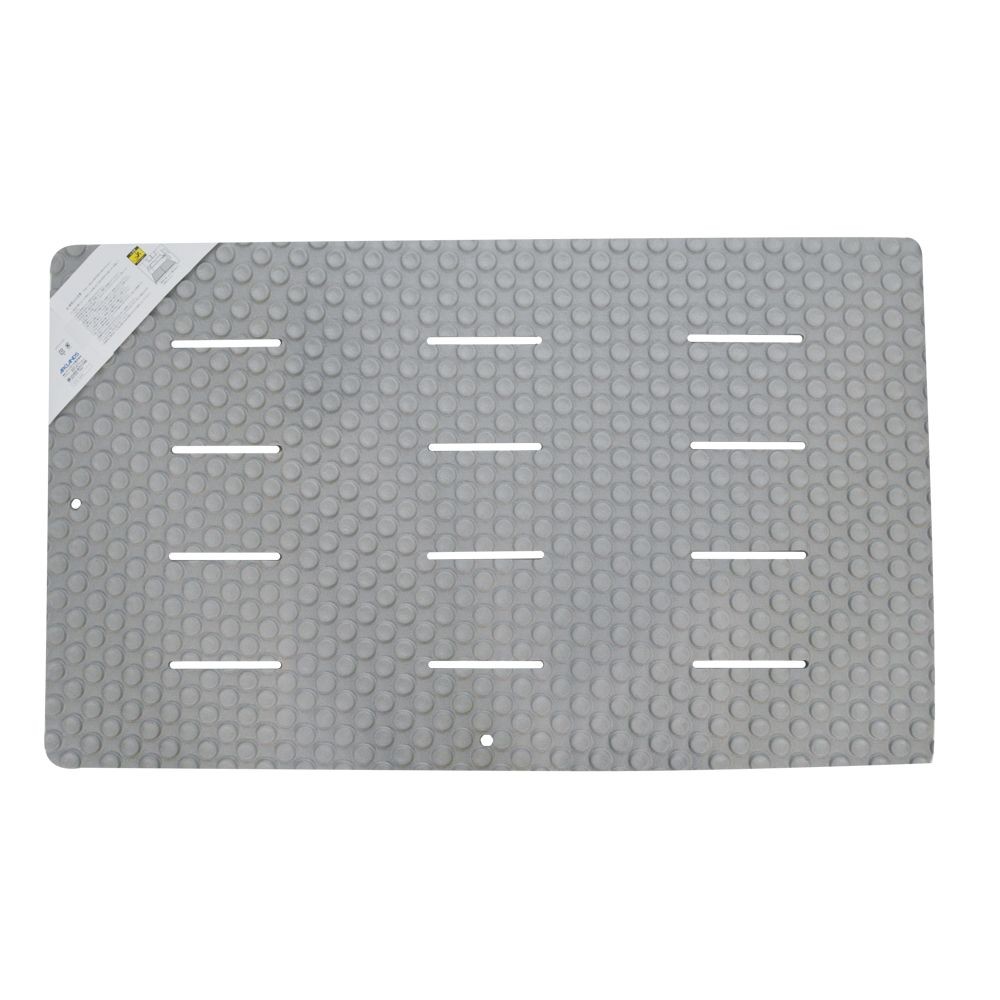 抗菌お風呂マットワイド　グレー, グレー, ワイド