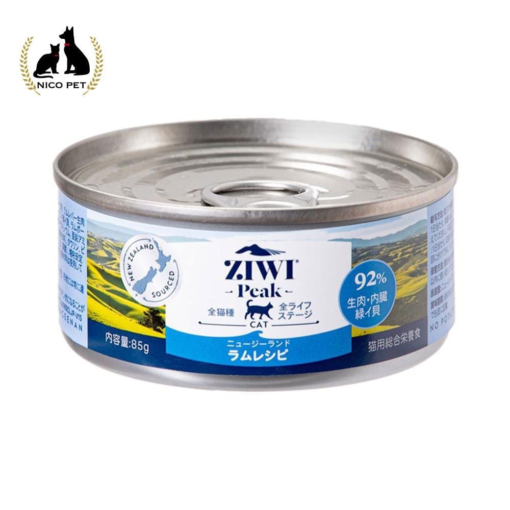 ZiwiPeak キャット缶 ラム 85g, ラム, 85g