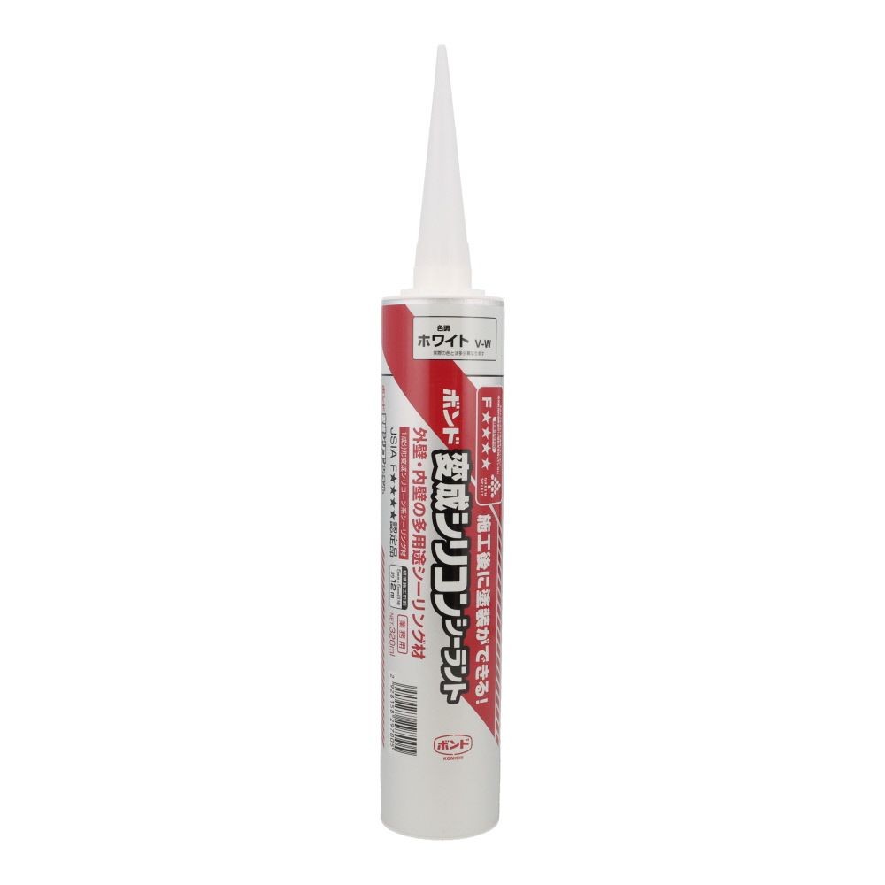 ボンド変成シリコンシーラント　320ml, ホワイト, 320ml