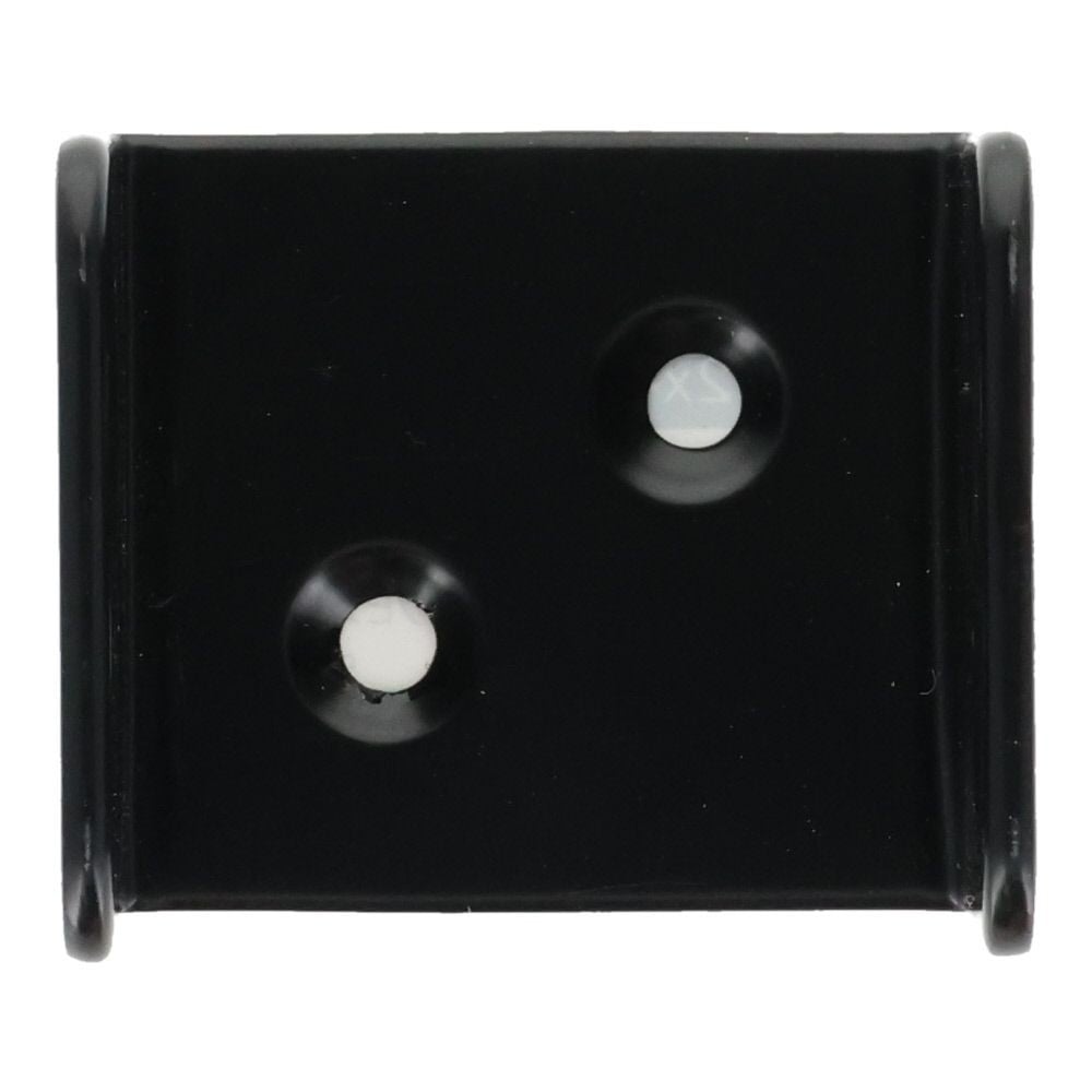２&times;４金具コの字型　３５&times;３７&times;４２, 黒, コの字
