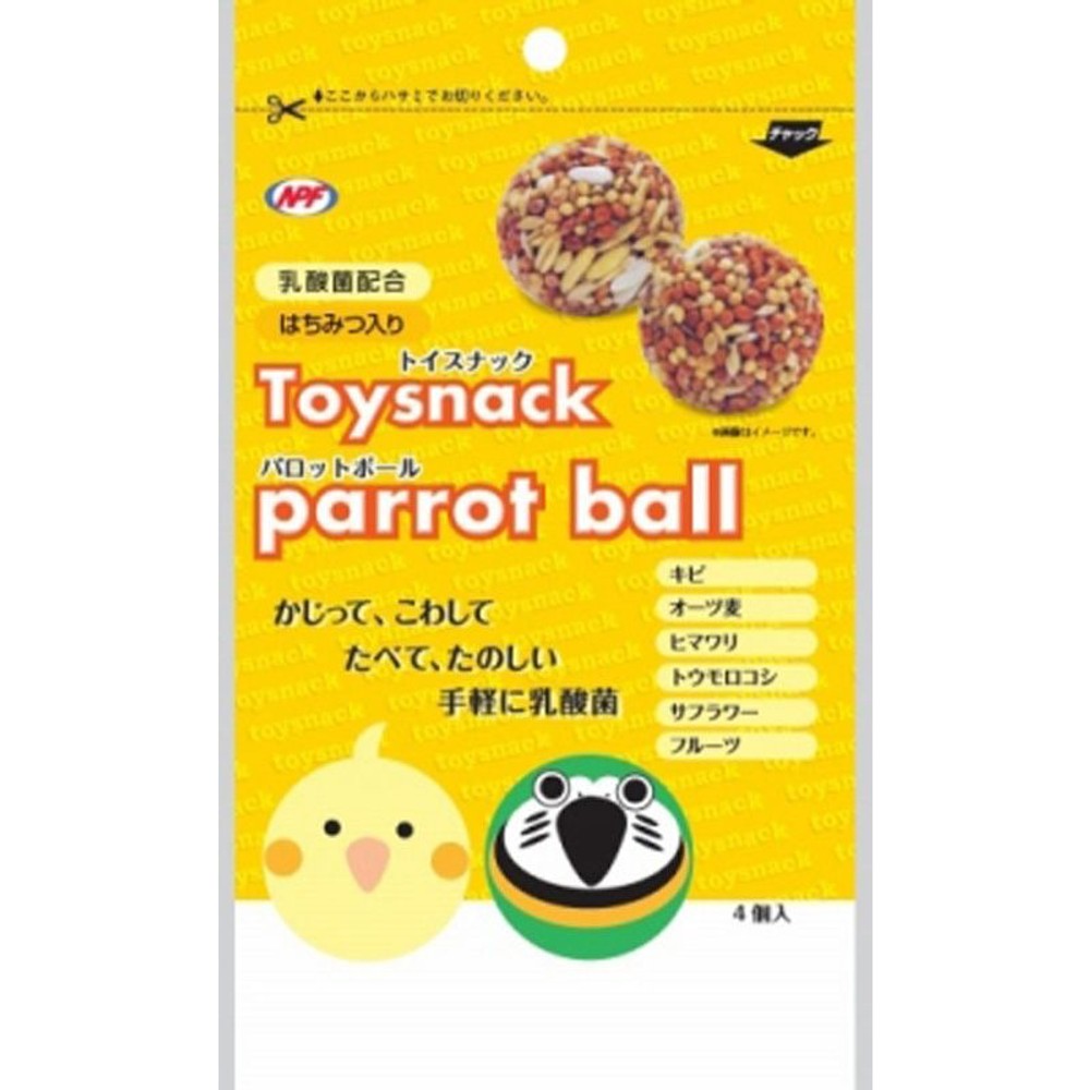 ＮＰＦ　トイスナック　パロットボール　4個入り, その他カラー１, その他サイズ１