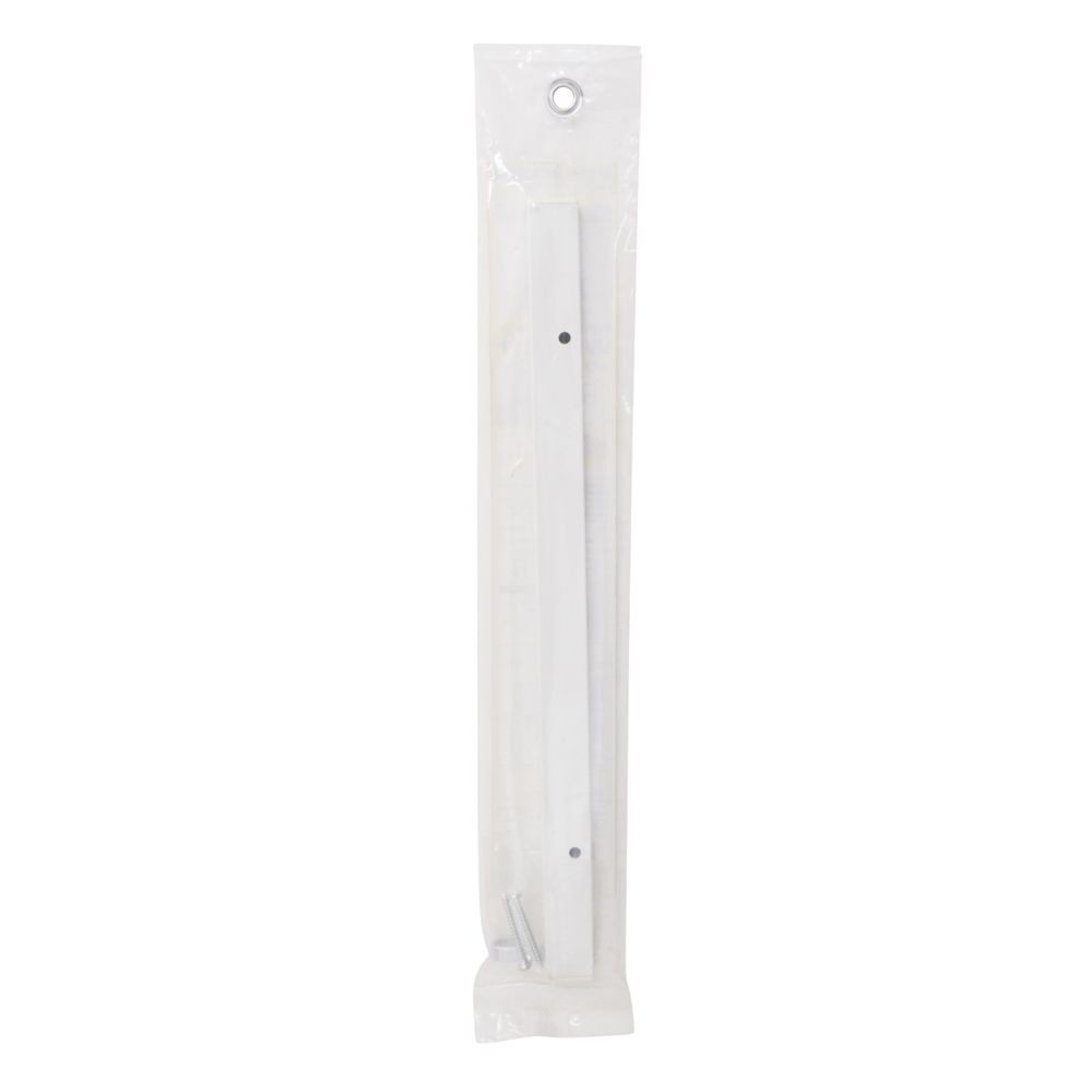 ハイロジック アルミフックレールセット 30cm ホワイト, ホワイト, 30cm