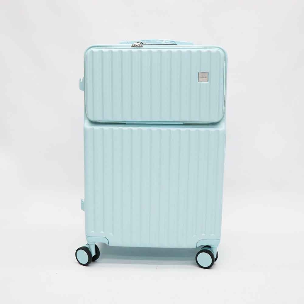 ＵＳＢポート付きキャリーケース　Ｍサイズ, ブラック, M