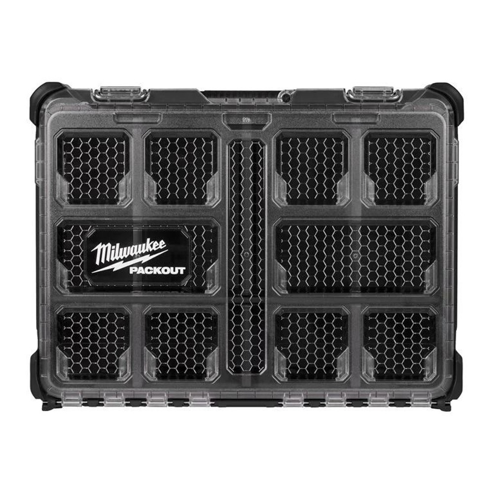 【数量限定】 milwaukee PACKOUT オーガナイザー ブラック Mサイズ, 黒, Mサイズ