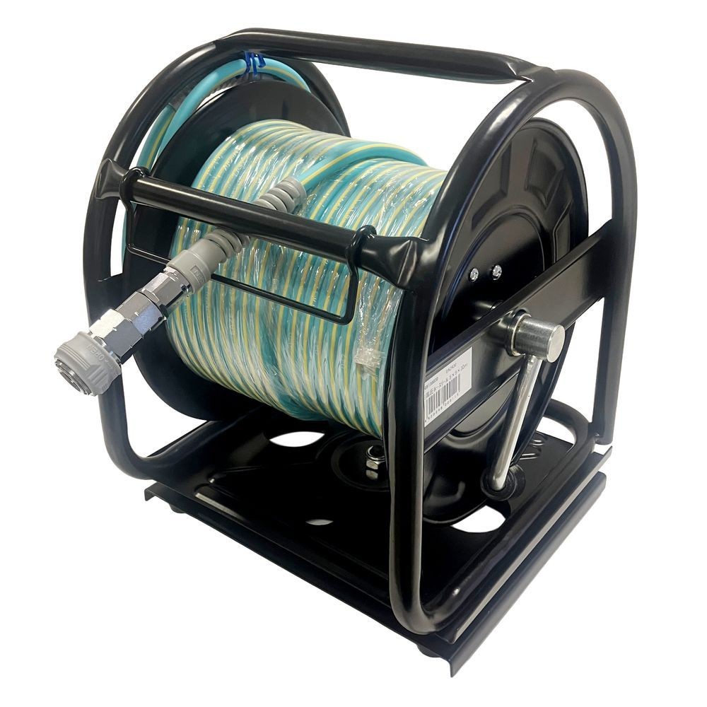 十川産業（Togawa Industry Corporation） ＥＡＺＥ　高圧エアホースリール　３０ｍ EAZR30, ブルー, 30m