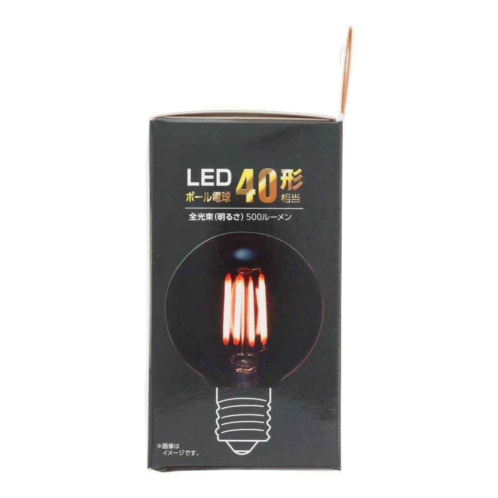 ヤザワ フィラメントLED LDG4LG50E17C, クリア, 40形相当