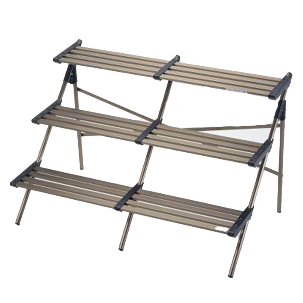 本宏製作所　アルミ製フラワースタンド3段　HF-900S, -, -