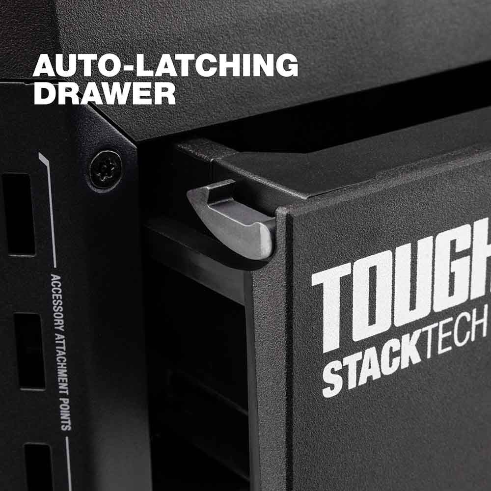 TOUGHBUILT（タフビルト）STACK TECH(スタックテック) 　1段引き出しツールボックス, ブラック, TB-B1-D-30-1