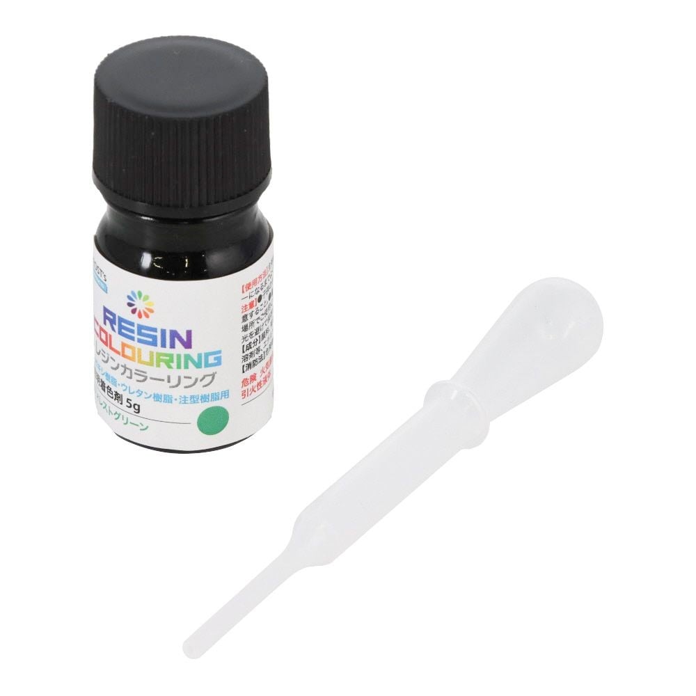 レジンカラーリング　フォレストグリーン　5G, フォレストグリーン, 5g