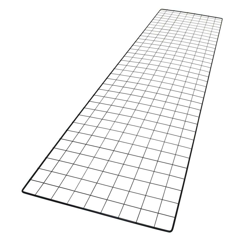 メッシュパネル ４５０ｍｍ幅 黒, 黒(600), 長さ600mm