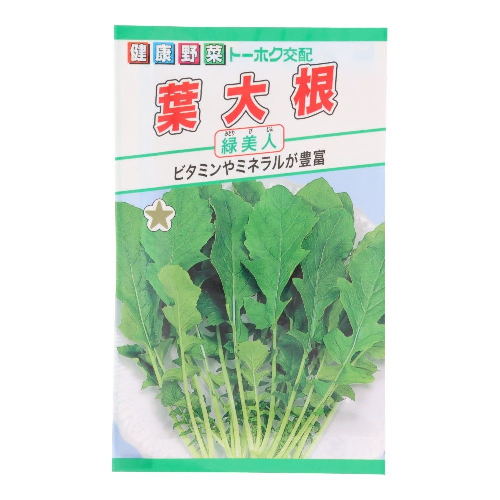 トーホク　F1葉大根緑美人, 大根, 10ml