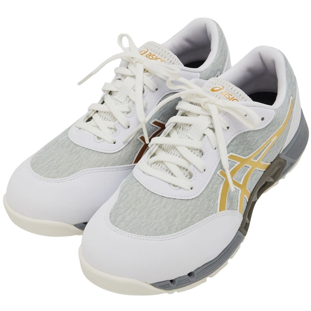 アシックス（ASICS） ウィンジョブCP212 AC ホワイト&times;ピュアゴールド, ホワイト&times;ピュアゴールド, 25.5cm