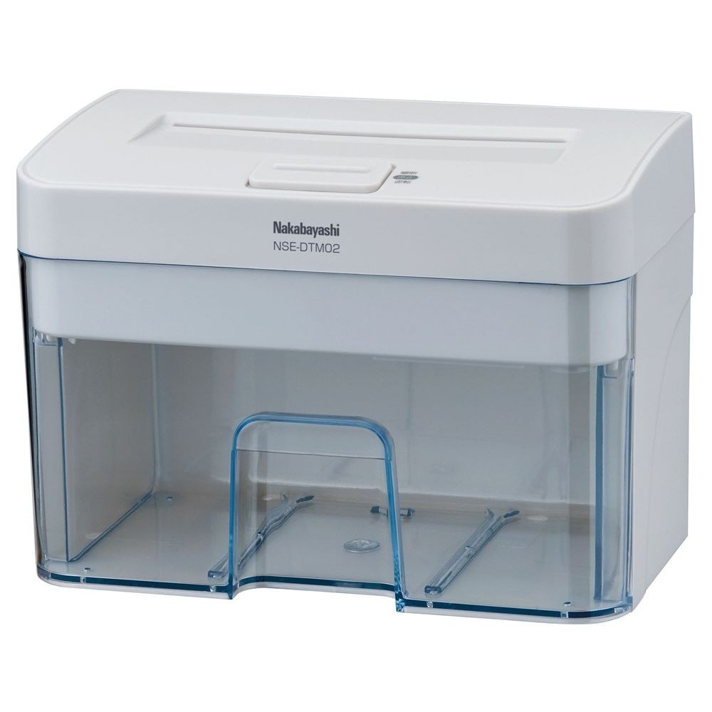 パーソナルシュレッダ  デスクトップ  NSE-DTM02LG【メーカー直送・代引不可】【法人限定】, ライトグレー, A5