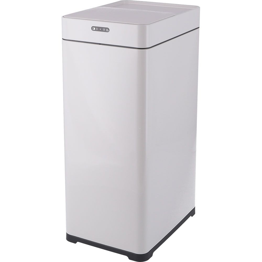 不二貿易 除菌消臭センサーダストボックス　４５Ｌ　ＷＨ【メーカー直送・代引不可】, ホワイト, 幅250mm×奥行340mm×高さ610mm