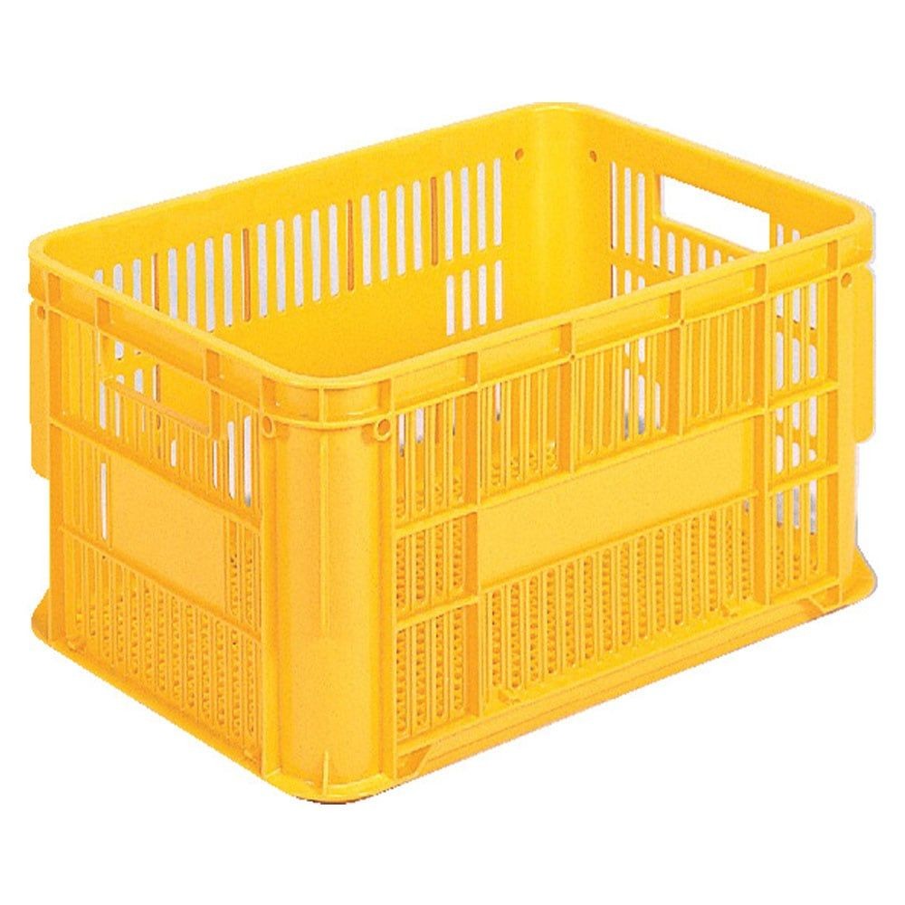 サンコー サンテナー B#80-3 イエロー 106901-00 &times;6個セット【メーカー直送・代引不可】【法人限定】【日祝配送不可・時間指定不可】, イエロー, 6P