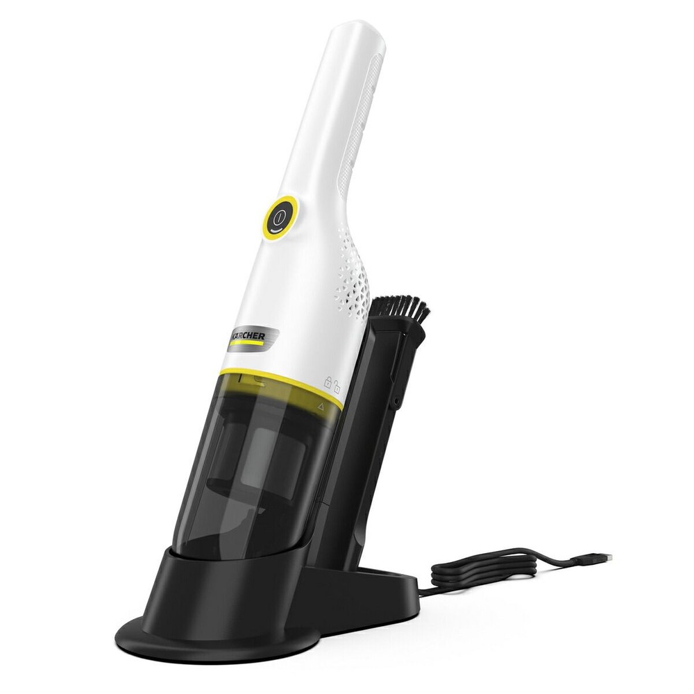 KARCHER（ケルヒャー） 家庭用ハンディクリーナー CVH 3 Plus, ホワイト, 長さ380×幅76×高さ76mm