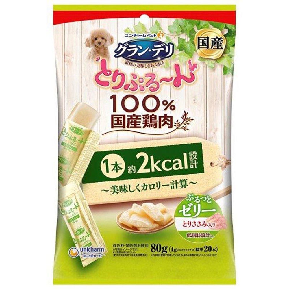 ユニチャーム　とりぷる〜んカロリー計算ゼリーささみ80ｇ, その他カラー１, その他サイズ１